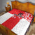 Custom Japan Rugby Quilt Seamless Japanese Waves Pattern - Wonder Print Shop