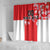 Custom Japan Rugby Shower Curtain Seamless Japanese Waves Pattern