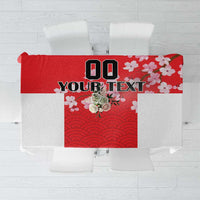 Custom Japan Rugby Tablecloth Seamless Japanese Waves Pattern - Wonder Print Shop