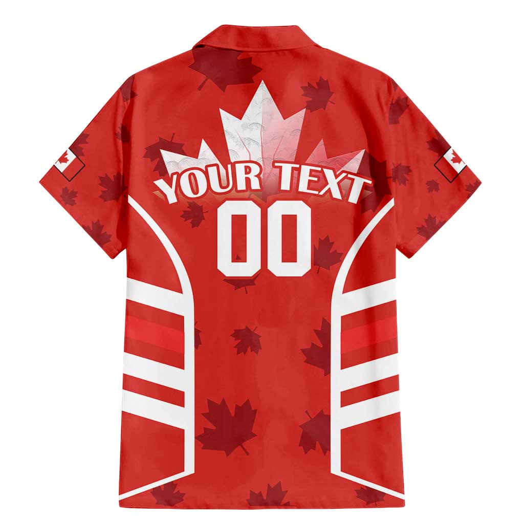 Custom Canada Rugby Family Matching Mermaid Dress and Hawaiian Shirt Canada Flag Maple Leaf - Wonder Print Shop