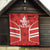 Custom Canada Rugby Quilt Canada Flag Maple Leaf - Wonder Print Shop