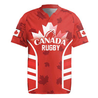 Custom Canada Rugby Rugby Jersey Canada Flag Maple Leaf - Wonder Print Shop