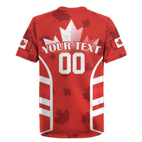 Custom Canada Rugby Rugby Jersey Canada Flag Maple Leaf - Wonder Print Shop