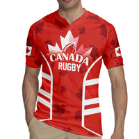Custom Canada Rugby Rugby Jersey Canada Flag Maple Leaf - Wonder Print Shop