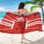 Custom Canada Rugby Sarong Canada Flag Maple Leaf - Wonder Print Shop