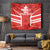 Custom Canada Rugby Tapestry Canada Flag Maple Leaf - Wonder Print Shop