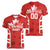 Custom Canada Rugby Women V-Neck T-Shirt Canada Flag Maple Leaf - Wonder Print Shop