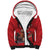 Custom Canada Rugby Sherpa Hoodie Beaver Riding A Goose - Wonder Print Shop