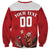 Custom Canada Rugby Sweatshirt Beaver Riding A Goose - Wonder Print Shop