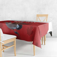 Custom Canada Rugby Tablecloth Beaver Riding A Goose - Wonder Print Shop