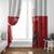 Custom Canada Rugby Window Curtain Beaver Riding A Goose - Wonder Print Shop