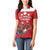 Custom Canada Rugby Women Polo Shirt Beaver Riding A Goose - Wonder Print Shop