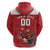 Custom Canada Rugby Zip Hoodie Beaver Riding A Goose - Wonder Print Shop