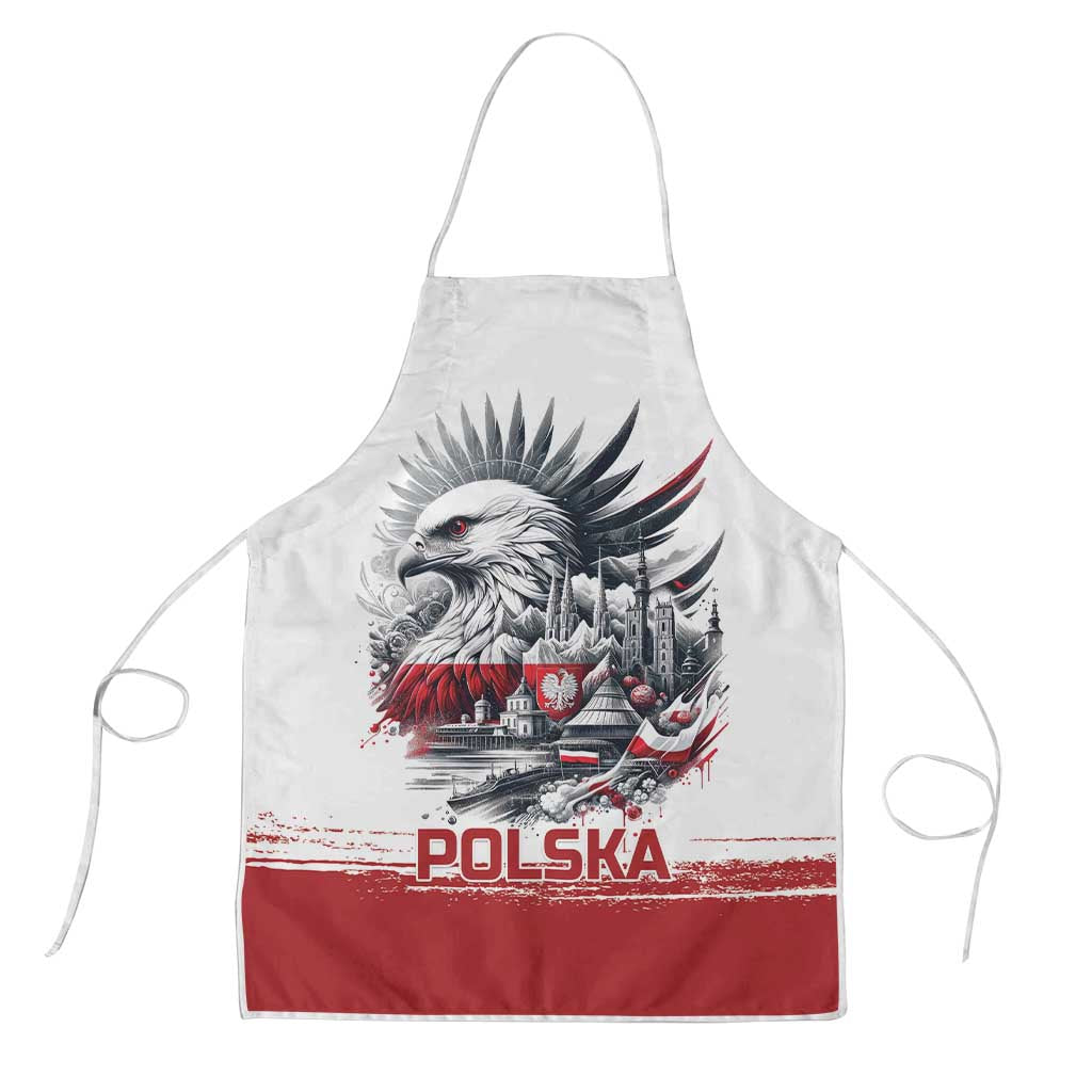 Poland Independence Day Apron Polska Eagle Proud To Be Polish - Wonder Print Shop
