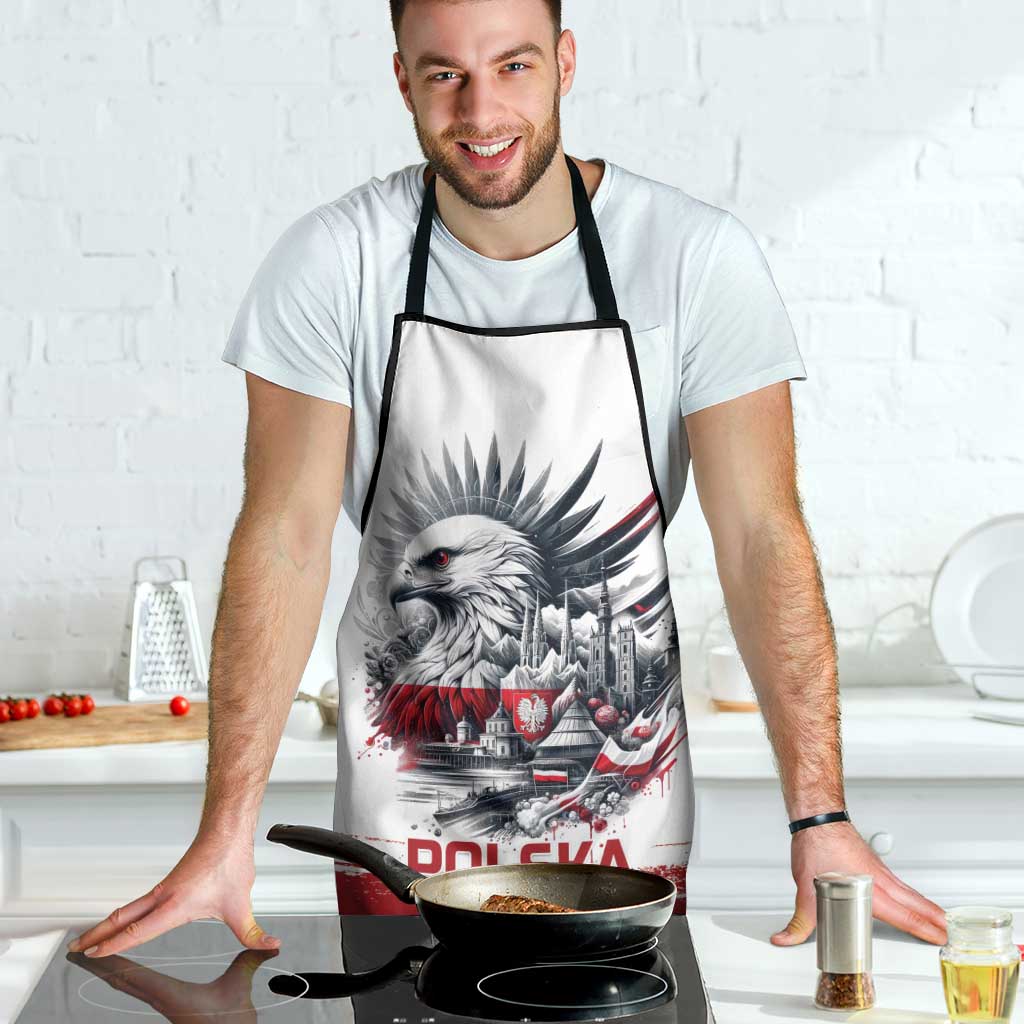 Poland Independence Day Apron Polska Eagle Proud To Be Polish - Wonder Print Shop