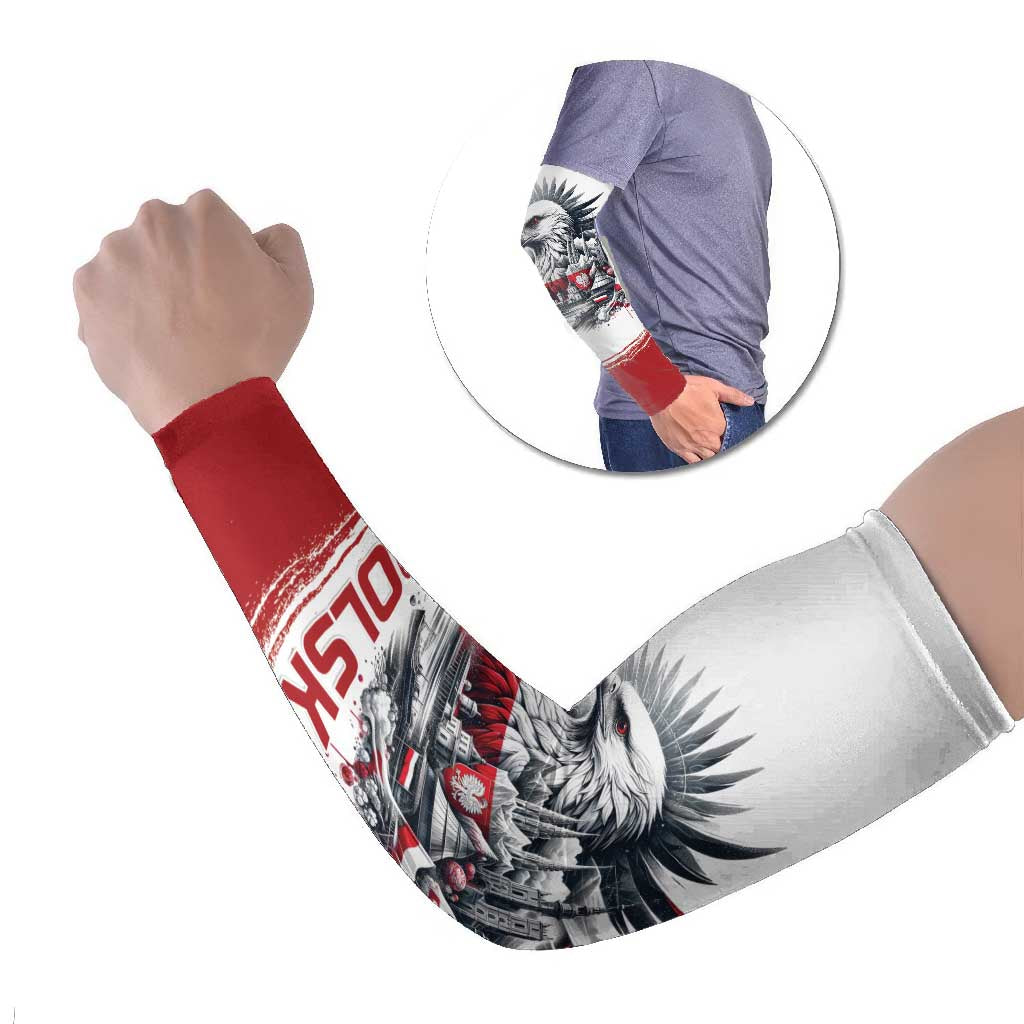 Poland Independence Day Arm Sleeves Polska Eagle Proud To Be Polish - Wonder Print Shop