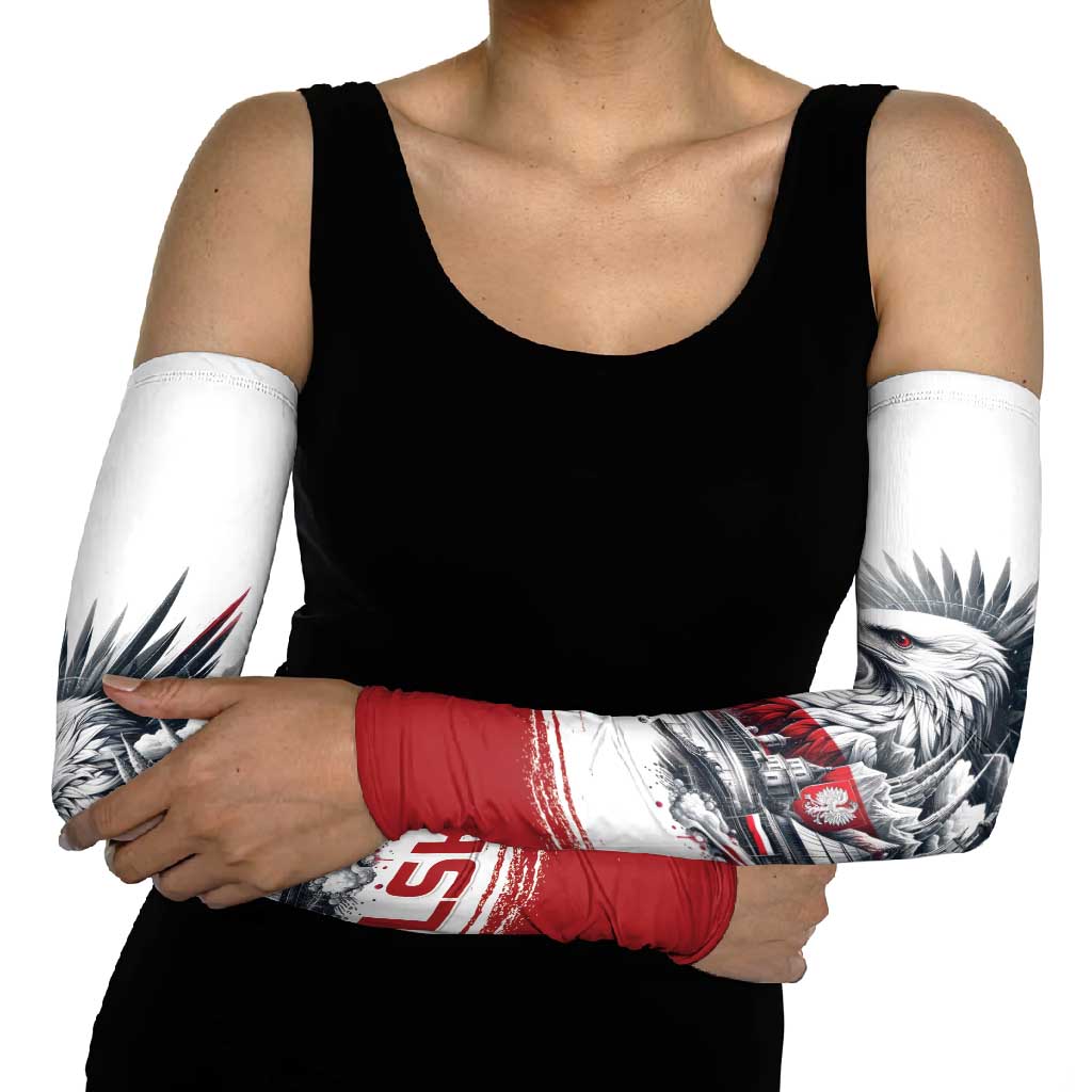 Poland Independence Day Arm Sleeves Polska Eagle Proud To Be Polish - Wonder Print Shop
