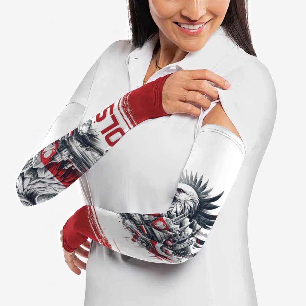 Poland Independence Day Arm Sleeves Polska Eagle Proud To Be Polish - Wonder Print Shop