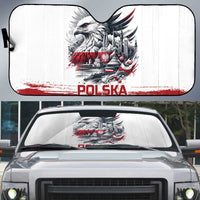 Poland Independence Day Auto Sun Shade Polska Eagle Proud To Be Polish - Wonder Print Shop