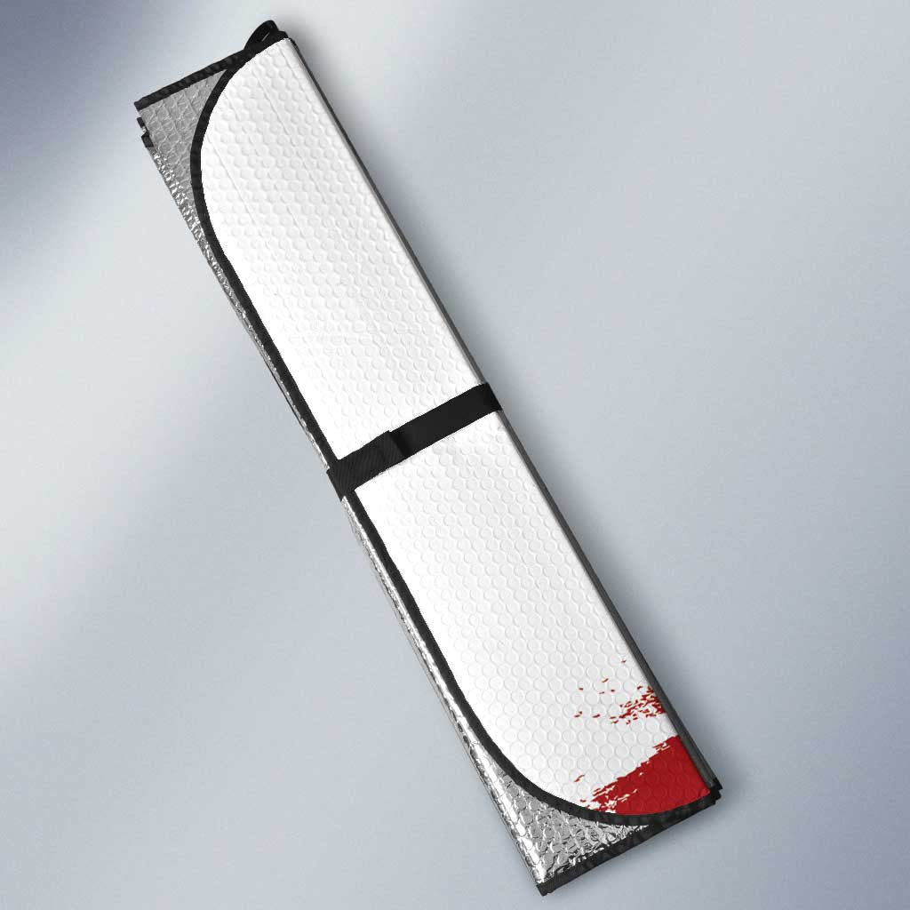 Poland Independence Day Auto Sun Shade Polska Eagle Proud To Be Polish - Wonder Print Shop