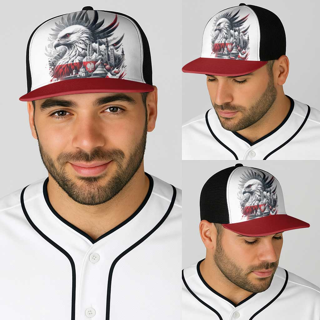 Poland Independence Day Baseball Net Cap Polska Eagle Proud To Be Polish - Wonder Print Shop