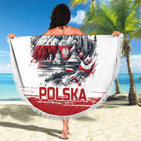 Poland Independence Day Beach Blanket Polska Eagle Proud To Be Polish - Wonder Print Shop