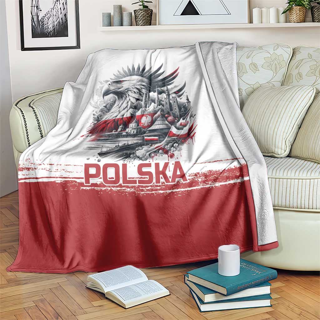 Poland Independence Day Blanket Polska Eagle Proud To Be Polish - Wonder Print Shop