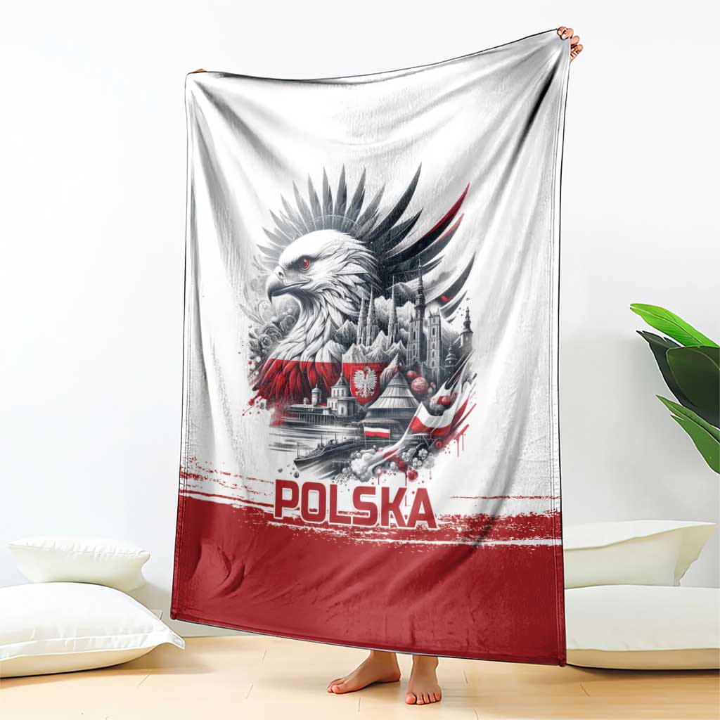 Poland Independence Day Blanket Polska Eagle Proud To Be Polish - Wonder Print Shop