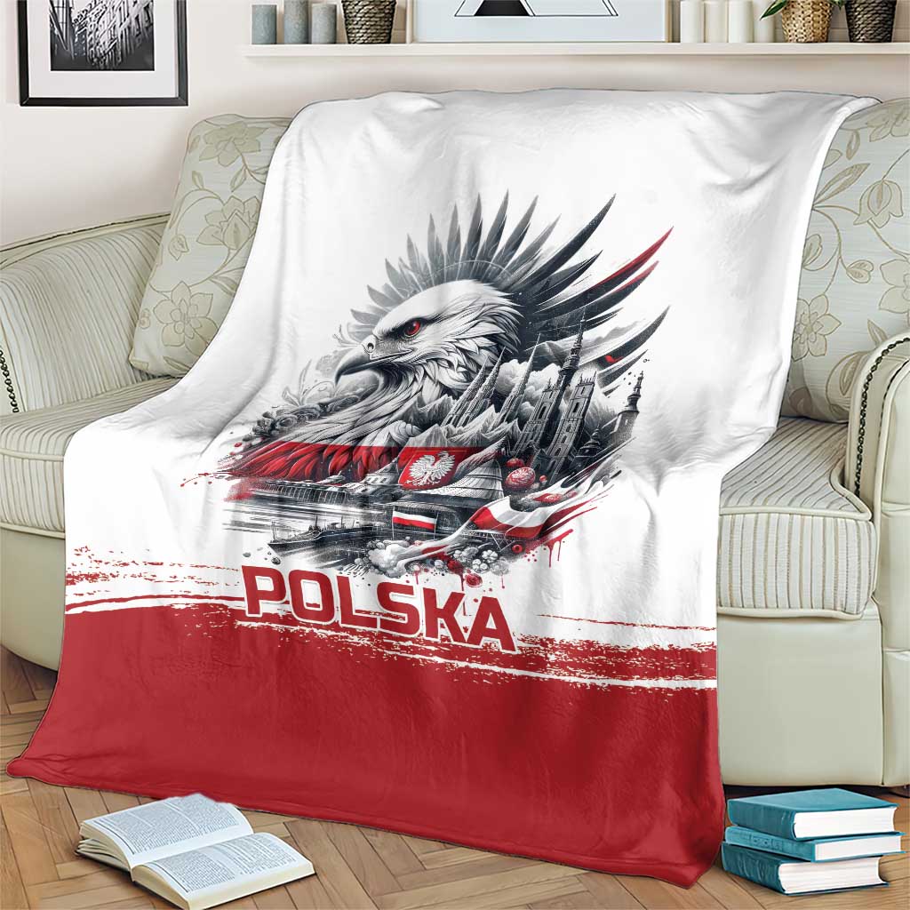 Poland Independence Day Blanket Polska Eagle Proud To Be Polish - Wonder Print Shop
