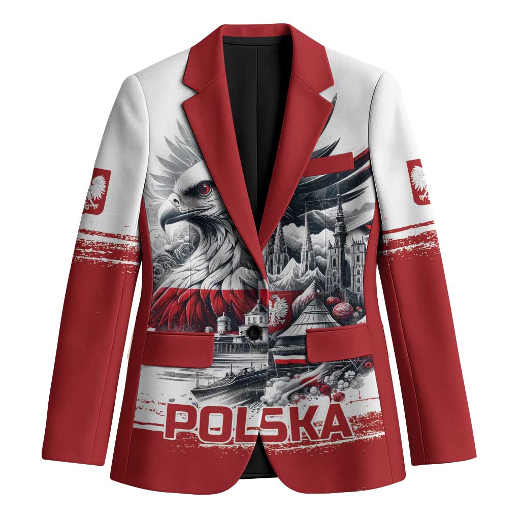 Poland Independence Day Blazer Polska Eagle Proud To Be Polish - Wonder Print Shop