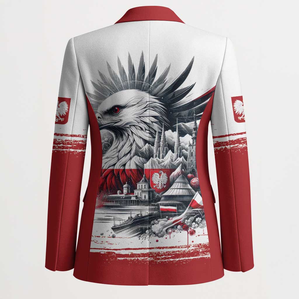 Poland Independence Day Blazer Polska Eagle Proud To Be Polish - Wonder Print Shop
