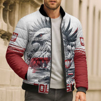 Poland Independence Day Bomber Puffer Jacket Polska Eagle Proud To Be Polish - Wonder Print Shop