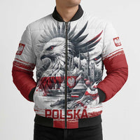 Poland Independence Day Bomber Puffer Jacket Polska Eagle Proud To Be Polish - Wonder Print Shop