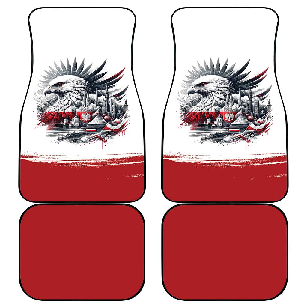Poland Independence Day Car Mats Polska Eagle Proud To Be Polish - Wonder Print Shop