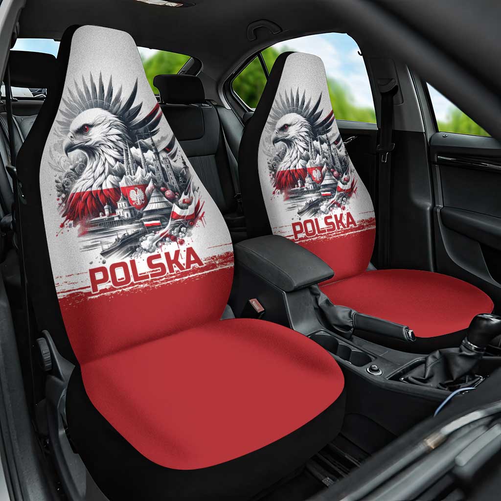 Poland Independence Day Car Seat Cover Polska Eagle Proud To Be Polish - Wonder Print Shop