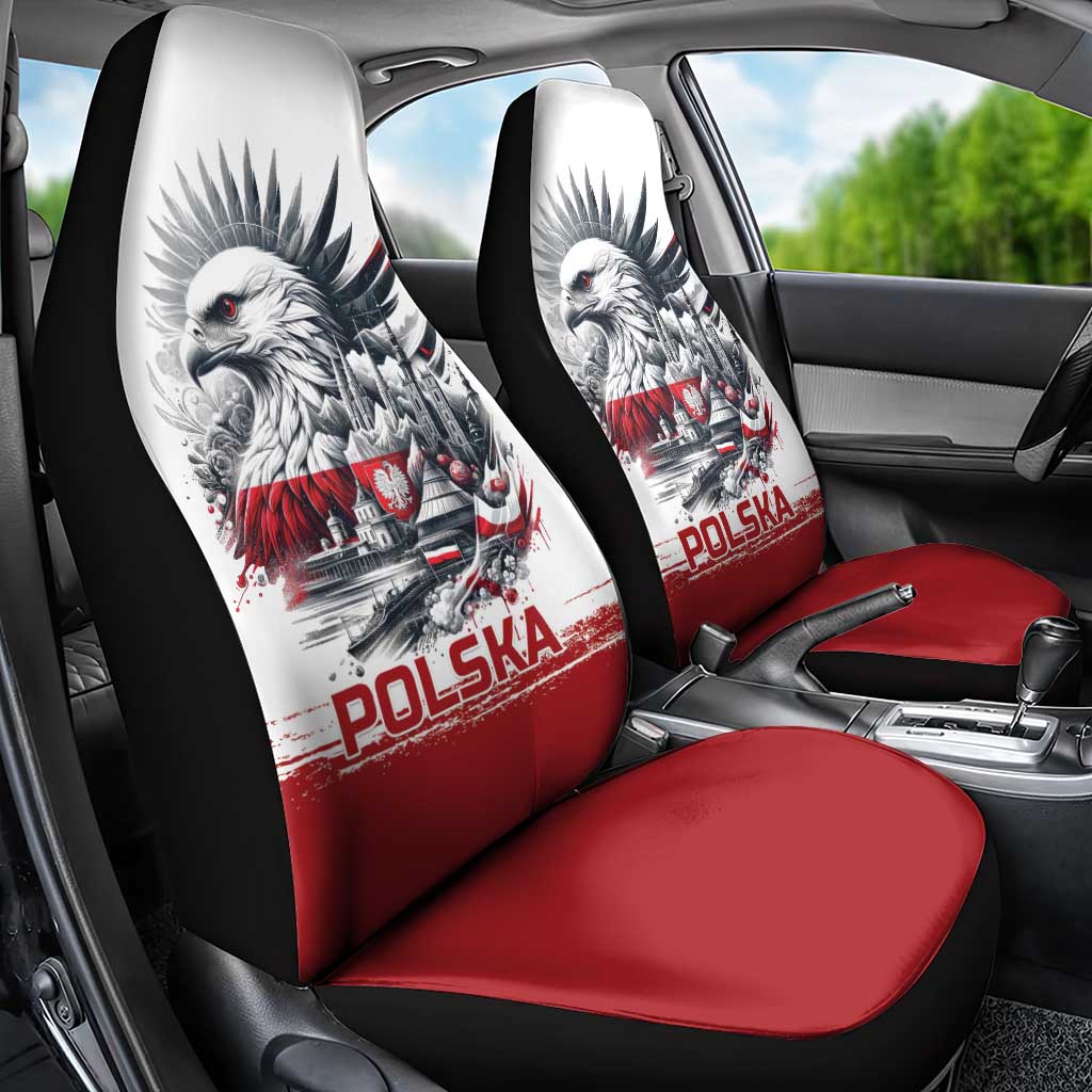 Poland Independence Day Car Seat Cover Polska Eagle Proud To Be Polish - Wonder Print Shop
