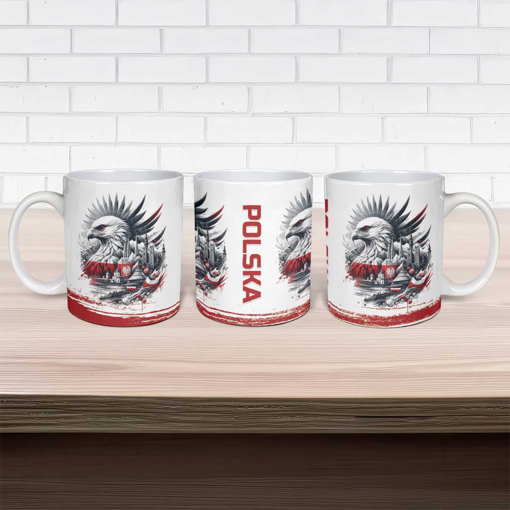 Poland Independence Day Ceramic Mug Polska Eagle Proud To Be Polish - Wonder Print Shop