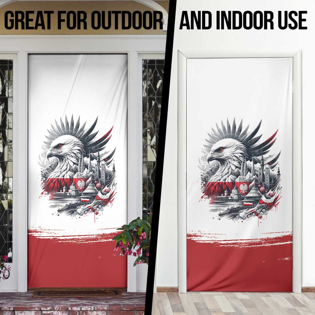 Poland Independence Day Door Cover Polska Eagle Proud To Be Polish - Wonder Print Shop