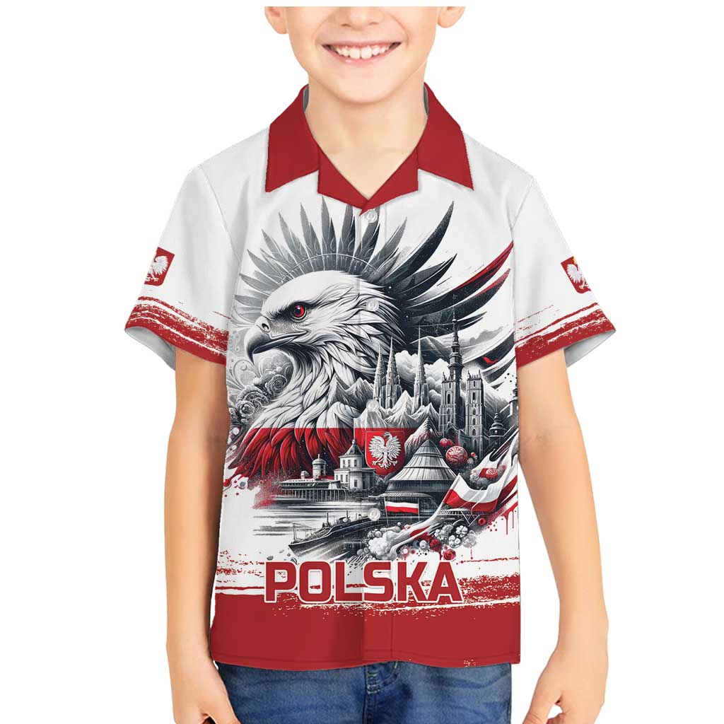 Poland Independence Day Family Matching Mermaid Dress and Hawaiian Shirt Polska Eagle Proud To Be Polish - Wonder Print Shop