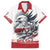 Poland Independence Day Family Matching Off The Shoulder Long Sleeve Dress and Hawaiian Shirt Polska Eagle Proud To Be Polish - Wonder Print Shop