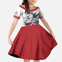 Poland Independence Day Family Matching Off Shoulder Maxi Dress and Hawaiian Shirt Polska Eagle Proud To Be Polish - Wonder Print Shop