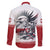 Poland Independence Day Family Matching Off Shoulder Maxi Dress and Hawaiian Shirt Polska Eagle Proud To Be Polish - Wonder Print Shop