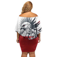 Poland Independence Day Family Matching Off Shoulder Short Dress and Hawaiian Shirt Polska Eagle Proud To Be Polish - Wonder Print Shop