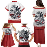 Poland Independence Day Family Matching Puletasi and Hawaiian Shirt Polska Eagle Proud To Be Polish - Wonder Print Shop