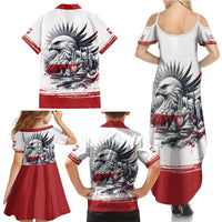 Poland Independence Day Family Matching Summer Maxi Dress and Hawaiian Shirt Polska Eagle Proud To Be Polish - Wonder Print Shop