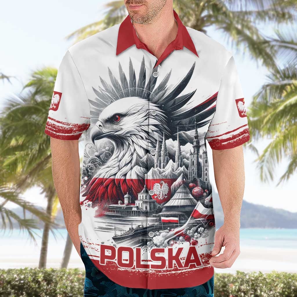 Poland Independence Day Hawaiian Shirt Polska Eagle Proud To Be Polish - Wonder Print Shop