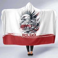 Poland Independence Day Hooded Blanket Polska Eagle Proud To Be Polish - Wonder Print Shop
