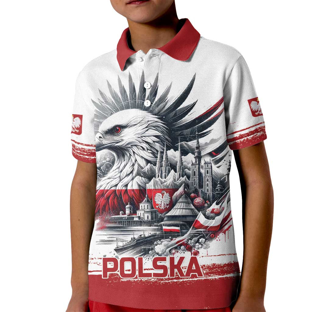 Poland Independence Day Kid Polo Shirt Polska Eagle Proud To Be Polish - Wonder Print Shop