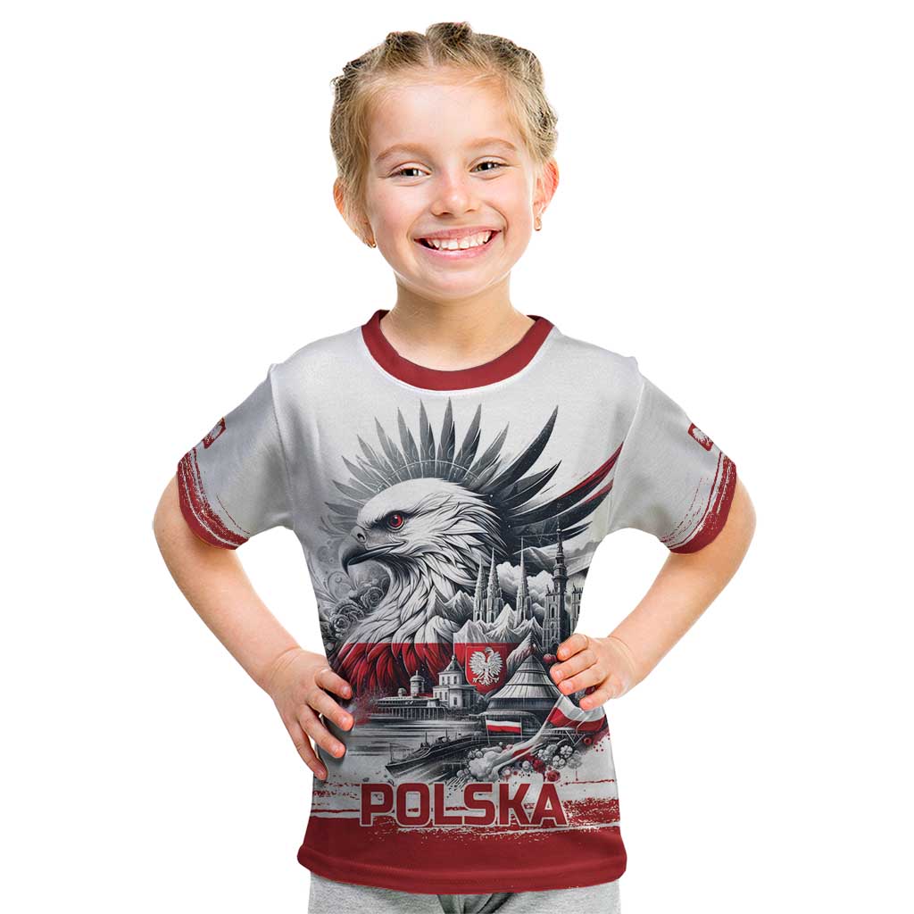 Poland Independence Day Kid T Shirt Polska Eagle Proud To Be Polish - Wonder Print Shop