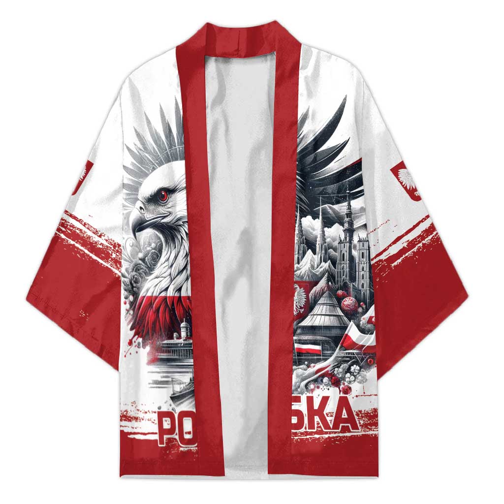 Poland Independence Day Kimono Polska Eagle Proud To Be Polish - Wonder Print Shop